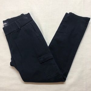 NWT Fred Segal navy stretch chino jogger pants